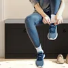 VOWNER Schuhschrank mit 2 Klappen, Sitzbank mit Sitzkissen Produktbild-Vorschau 4
