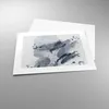 Poster - Poster ohne Rahmen - Abstraktion Blau Minimalismus Produktbild-Vorschau 3