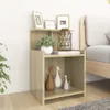 vidaXL Nachttische 2 Stk. Sonoma-Eiche 40x35x60 cm Produktbild-Vorschau 1