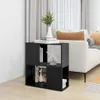 vidaXL Bücherregal Schwarz 60x24x63 cm Holzwerkstoff Produktbild-Vorschau 6