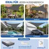 Sonnensegel Balkon 160g/m² Polyester UV Schutz Sonnenschutz Produktbild-Vorschau 10