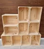 Přepravka na ovoce 40x30x24 cm komplet 10 ks – dřevěná Náhled obrázku produktu 10