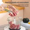 AIORBER Robot de cuisine 4 vitesses avec bol en verre, Voir les images du produit 3