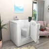 Senioren Sitzbadewanne Sitzwanne Badewanne mit Tür S02-B-R Produktbild-Vorschau 2