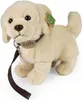 RAPPA Peluche cane golden retriever in piedi con guinzaglio Anteprima dell’immagine prodotto 1