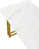 MODFU Marmoroptik Esszimmertisch Esstisch 120x70cm, Produktbild-Vorschau 7