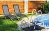 Sonnenliege GARDEN PLACE Bella 146 x 58 x 92 cm grau, mit Produktbild-Vorschau 8