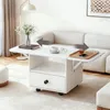 Couchtisch Ausziehtisch mit Rollen & Schubladen und  Produktbild-Vorschau 1