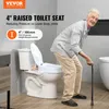 Toilettensitzerhöhung, 10,2 cm, erhöht, 136 kg, universelle Produktbild-Vorschau 2