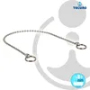 A product shot of a ball chain with two keyrings, likely for a sink or bath drain. Produktbild-Vorschau