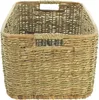 Aufbewahrungskorb Rattan 46x36x28cm – Regalkorb Produktbild-Vorschau 3