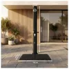 NovaTerra Solardusche 60L schwarz inkl. Bodenelement aus Produktbild-Vorschau 6