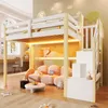 Flieks Etagenbett 90x200cm mit Led, Kinderbett mit Produktbild-Vorschau 2