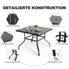 Avestar Garten-Esstisch 94x94x73 cm aus Eisen mit Produktbild-Vorschau 3