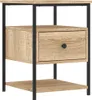 vidaXL Nočný stolík Sonoma Dub 40x42x56 cm odvodený výrobok Náhľad obrázku produktu 2
