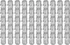 50x ARLI F-Verbinder – F-Kupplung F-Buchse auf F-Buchse für Produktbild-Vorschau 1