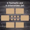 Tischset 6x45x30 cm + 6x10fi cm Platzset Tischmatte Produktbild-Vorschau 4