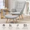 HOMCOM křeslo s podnožkou, relaxační křeslo, čalouněné Náhled obrázku produktu 6
