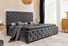 riess-ambiente Boxbett PARIS 180x200cm grau Samt mit Produktbild-Vorschau 3