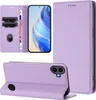 Litchi Leder Handyhülle für Nothing CMF Phone 1 Wallet Produktbild-Vorschau 3