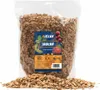 A bag of wood chips for smoking, with a label showing apples and leaves. Produktbild-Vorschau