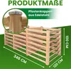 Moderner Komposter aus Lärchenholz Massivholz Produktbild-Vorschau 3