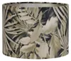 Lampenschirm Zylinder PALM SEPIA von Light & Living Samt Produktbild-Vorschau 1
