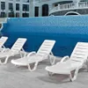 Set Von 18 Profi Plastik Sonnenliegen für Pools und Resorts Produktbild-Vorschau 3