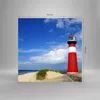 Bilder auf glas - Turm Leuchtturm Ozean Ufer - 60x60cm - Produktbild-Vorschau 3