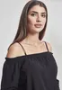 Urban Classics Langarmshirt Damen Ladies Cold Shoulder Produktbild-Vorschau 6