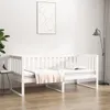 vidaXL Denní postel bez matrace bílá 100x200 cm borovicový Náhled obrázku produktu 2