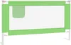 vidaXL Protezione letto per bambini verde 140x25 cm tessuto Anteprima dell’immagine prodotto 1