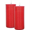 2 náhradní svíčky / náplň N3 (červená) o velikosti 13 cm Náhled obrázku produktu 4
