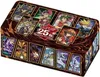 A tin box for Yu-Gi-Oh! trading cards, featuring artwork of various characters and monsters from the game. Produktbild-Vorschau