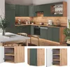 Eckhängeschrank Vicco Fame-Line Grün-Gold Landhaus 57 cm, Produktbild-Vorschau 2