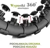 Hhw12 Plus Size Hula Hop Černá S Výstupky A Závažími Hms Náhled obrázku produktu 23