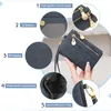 Damen Geldbörse klein mit Reißverschluss & Armband aus Produktbild-Vorschau 6
