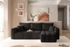 Idohome-Moderne Ecksofa mit Schlaffunktion und L-förmigen Produktbild-Vorschau 2