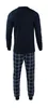 HEYO Herren Schlafanzug aus Baumwolle Pyjama Lang mit Produktbild-Vorschau 3