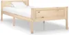 The Living Store Massivholzbett Kiefer 100x200 cm Produktbild-Vorschau 2