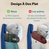 FLOWZOOM DREAM Coussin de voyage avec soutien latéral, noir Voir les images du produit 4