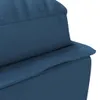 vidaXL Chaiselongue mit Kissen Blau Stoff Produktbild-Vorschau 7