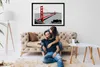 Bild - Bilderrahmen - 100 cm x 70 cm - MDF - Rahmen - Foto Produktbild-Vorschau 3