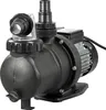 A black water pump with a clear filter housing and a gray motor. Produktbild-Vorschau
