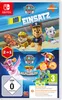 The image shows the front cover of a Nintendo Switch game case for Paw Patrol. Produktbild-Vorschau