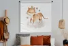 MuchoWow® Wandteppich Wandbehang Fuchs - Dschungel - Sterne Produktbild-Vorschau 4