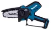 A cordless Makita chain saw is shown against a white background. Produktbild-Vorschau