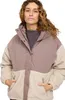 Mazine Damen Mantel Fabric Blocking Jacket - grey brown / natural Produktbild-Vorschau