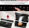 LEVIVO A++ Downdraft Hotte aspirante 60cm à recyclage d'air Voir les images du produit 3