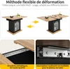 MODFU Table à manger extensible avec rangement Voir les images du produit 5